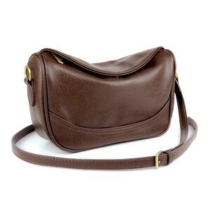 6642 Saddle Crossbody Bags Boho Vegan Leather Shoulder Purse, Lightweight
